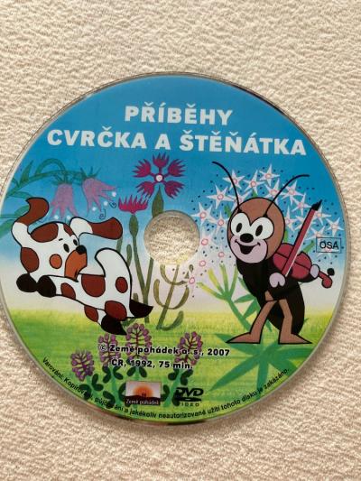 DVD pro děti Příběhy cvrčka a štěnátka