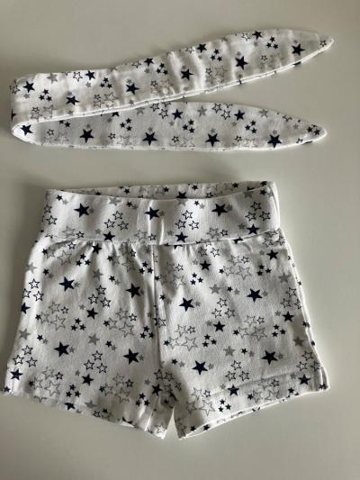 Set šortek a čelenky vel. 68 - nové