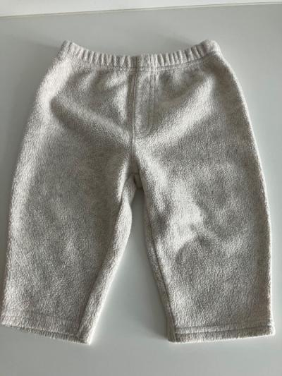 Tepláčky fleece teplé 0-3 měsíce