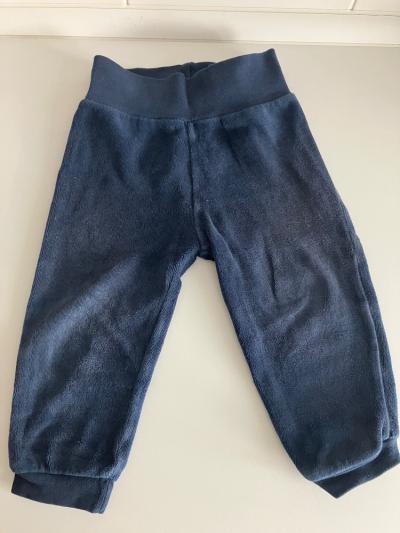 Tepláčky modré 12-18 měsíců