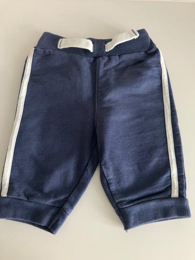 Tepláčky s pruhem 0-3 měsíce