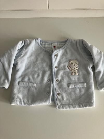 Fleece mikina teplá dětská 0 - 3 měsíce