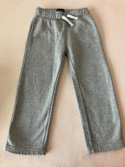 Tepláčky teplé rovné guma a šňůrka v pase