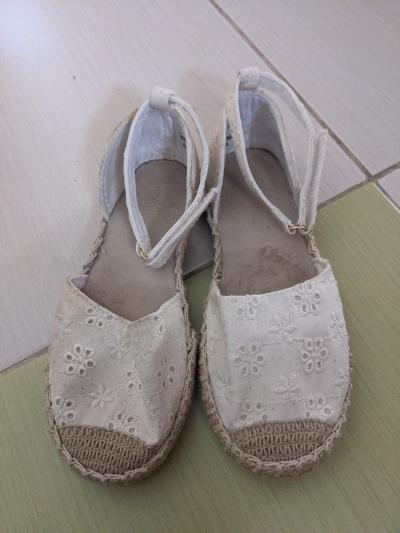 Dívčí plátěné sandály H&M, vel. 29