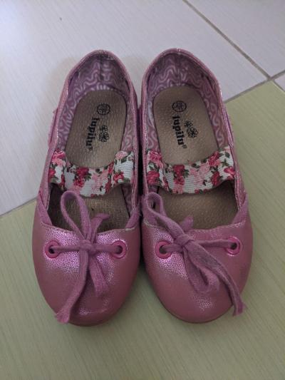 Dívčí kožené baleríny, vel. 29