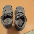 Šedé kožené sandálky vel. 24