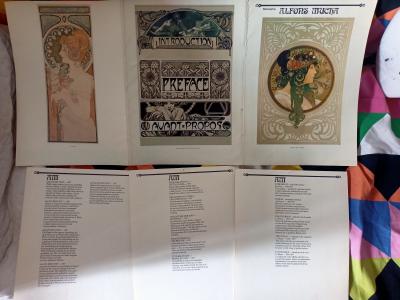 Panorama Alfonse Muchy (Černovláska)...secese ..