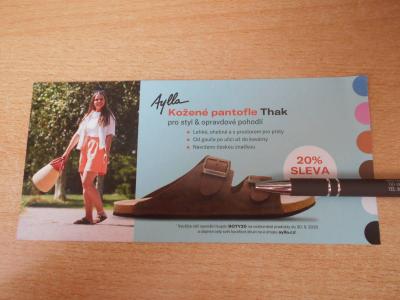 Sleva 20% na kožené pantofle Thak.