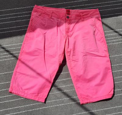 Plátěné kraťase růžové, vel. XL