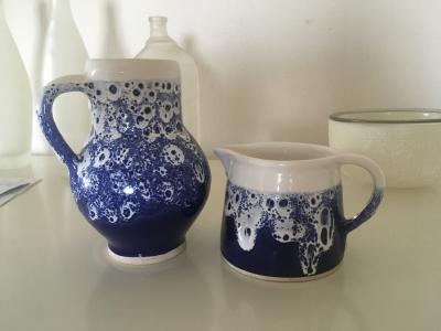 Džbánek a mlecenka-keramika