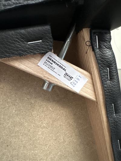 Koženková barová židle