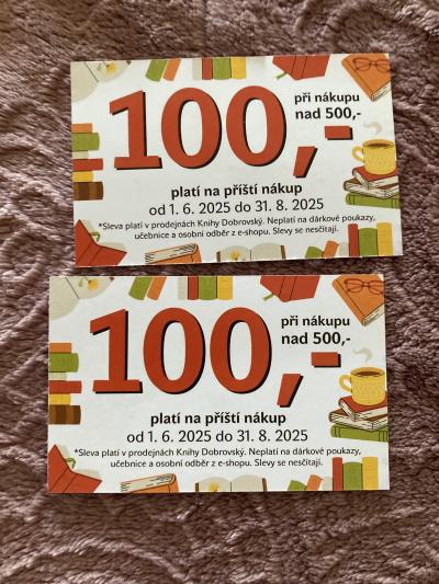 Slevová poukázka na knihy
