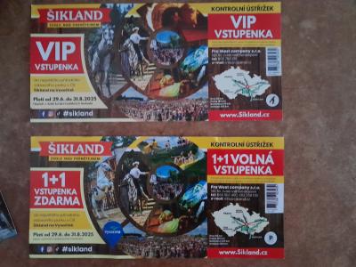 DARUJI VSTUPENKY ŠIKLAND do 31.8.2025