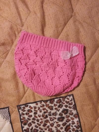 růž.čepička s mašličkou