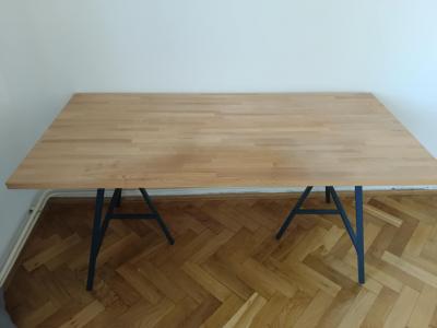 Stůl IKEA (masivní dřevěná deska + podnoží)