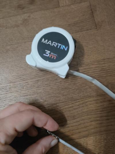 Metr 3m - špatně se zavinuje