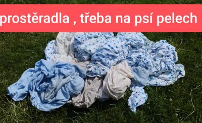Prostěradla, třeba na psí pelech