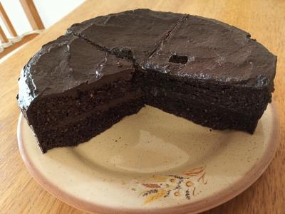 Low carb čokoládový dort bez mouky