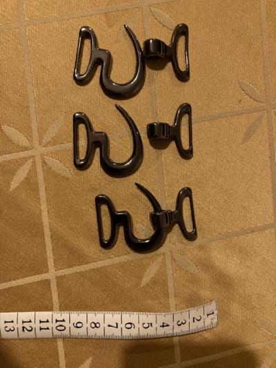 3 ks ozdobné přezky