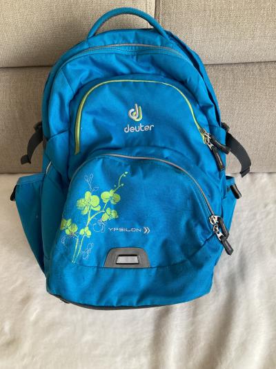 Školní modrý batoh