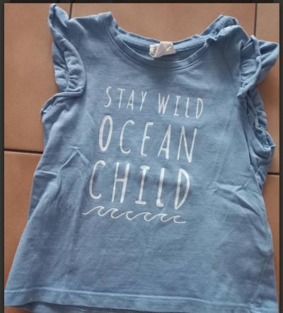 Tričko vel. 86 modré