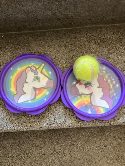 Hračka pro děti - chytání míčku na zuchý zip