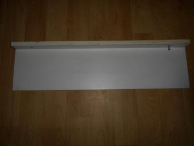 Polička bílá 75 cm