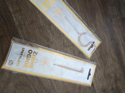 Prskavky s číslem 1 a 5