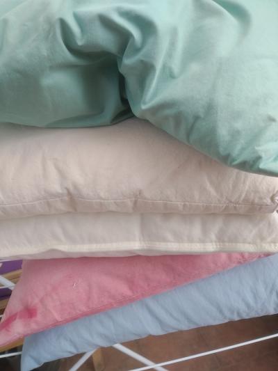 Polštáře (5 ks) s péřovou výplní