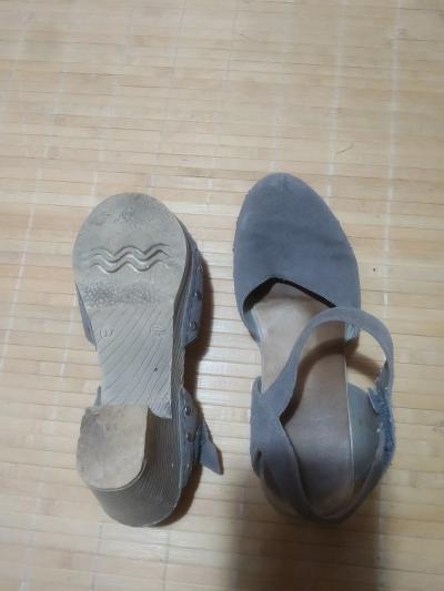 Semišové dámské boty vel. 37