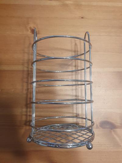 Kovový držák na příbory- nepoužitý