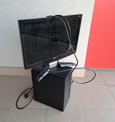 PC Dell i3 7th, 4gb, 500 gb + monitor 19"