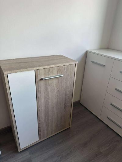 Skřínka - bílá + dub sonoma
