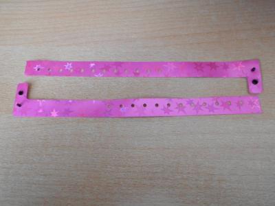 2 pásky na ruku růžové s hvězdami