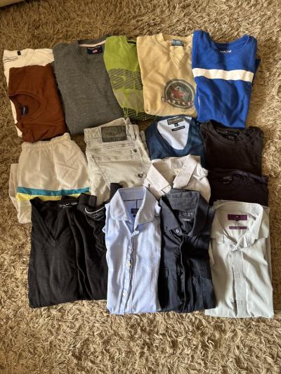 Svetry, mikiny, košile, trička, vel s, m, l