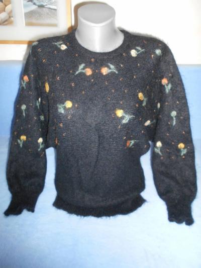 Svetr moher netopýří rukávy,