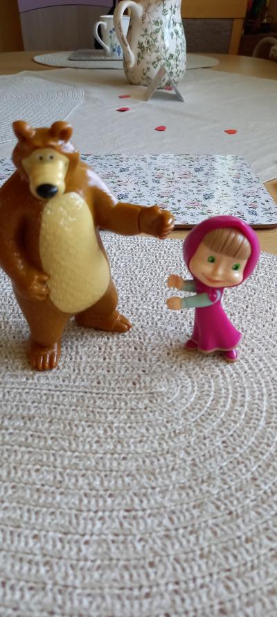 Figurky Máša a medvídek