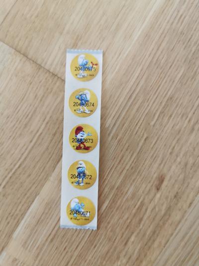 Body Billa - šmoulové