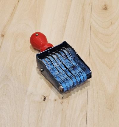 Razítko - číselné