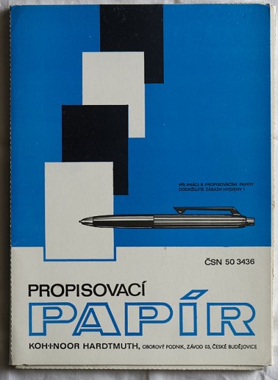 PROPISOVACÍ PAPÍR - KOPÍRÁK - modrý - A4 200 listů