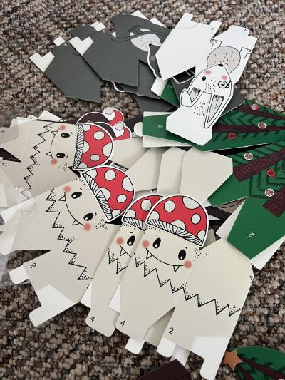 Daruji papírové skládačky peo děti-Ikea