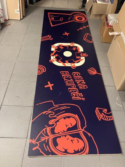 Dřevotřísková deska - 240x75 cm