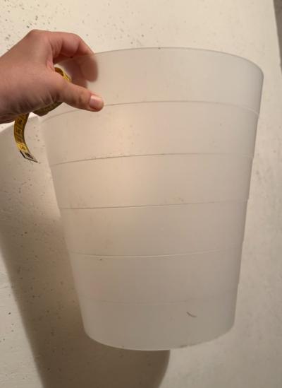 Plastový odpodkový koš 2ks