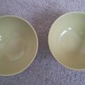 2 zelené misky