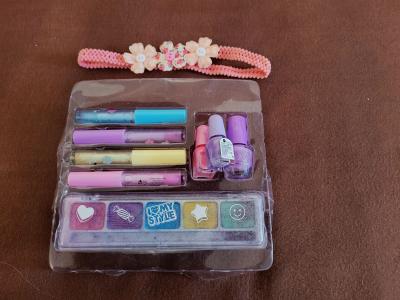 Holčičí líčení + čelenka