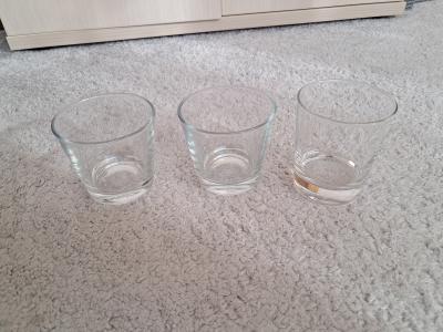 3 skleničky