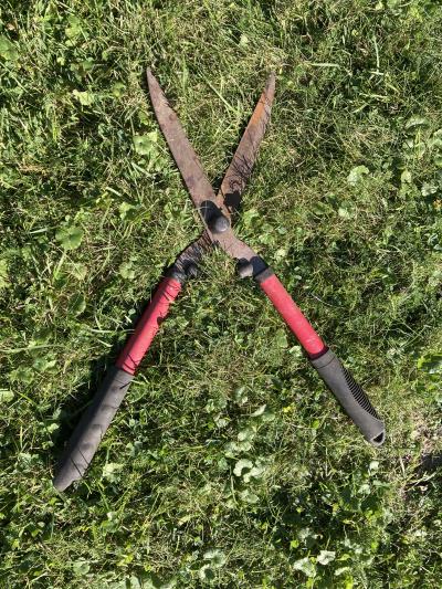 Zahradnické nůžky – celková délka cca 50 cm