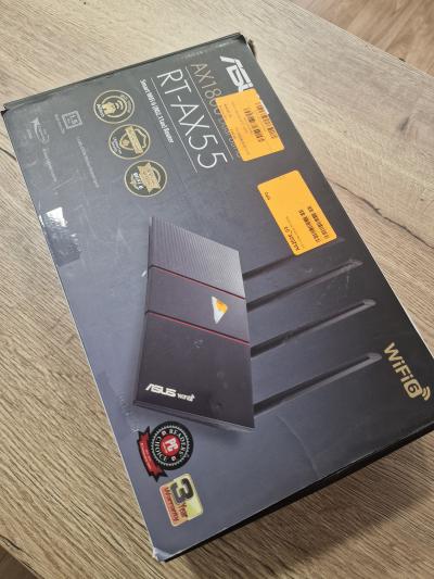 Daruji za odvoz či poštovné wifi router RT AX55