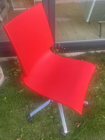 Plastová židle na kolečkách  3 ks