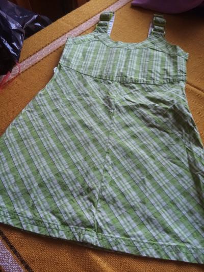 šatičky zelenkavé 128-134